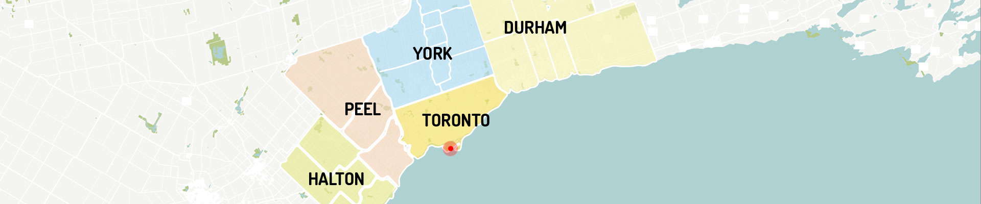 Map of Greater Toronto