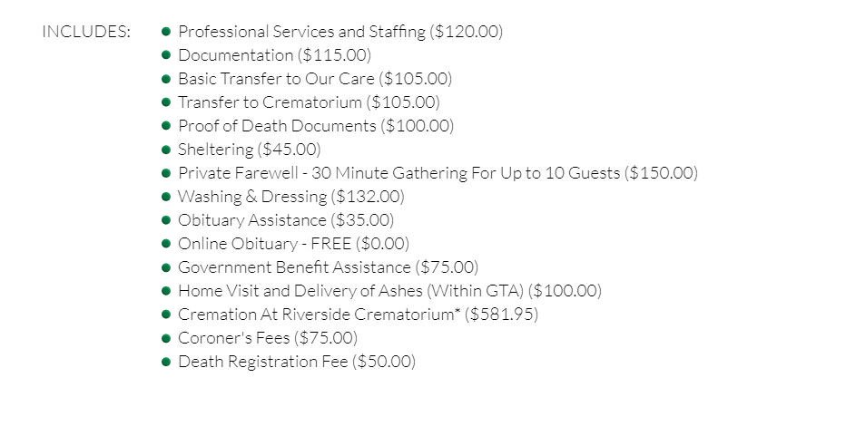 List of what you get with the Complete Care Package